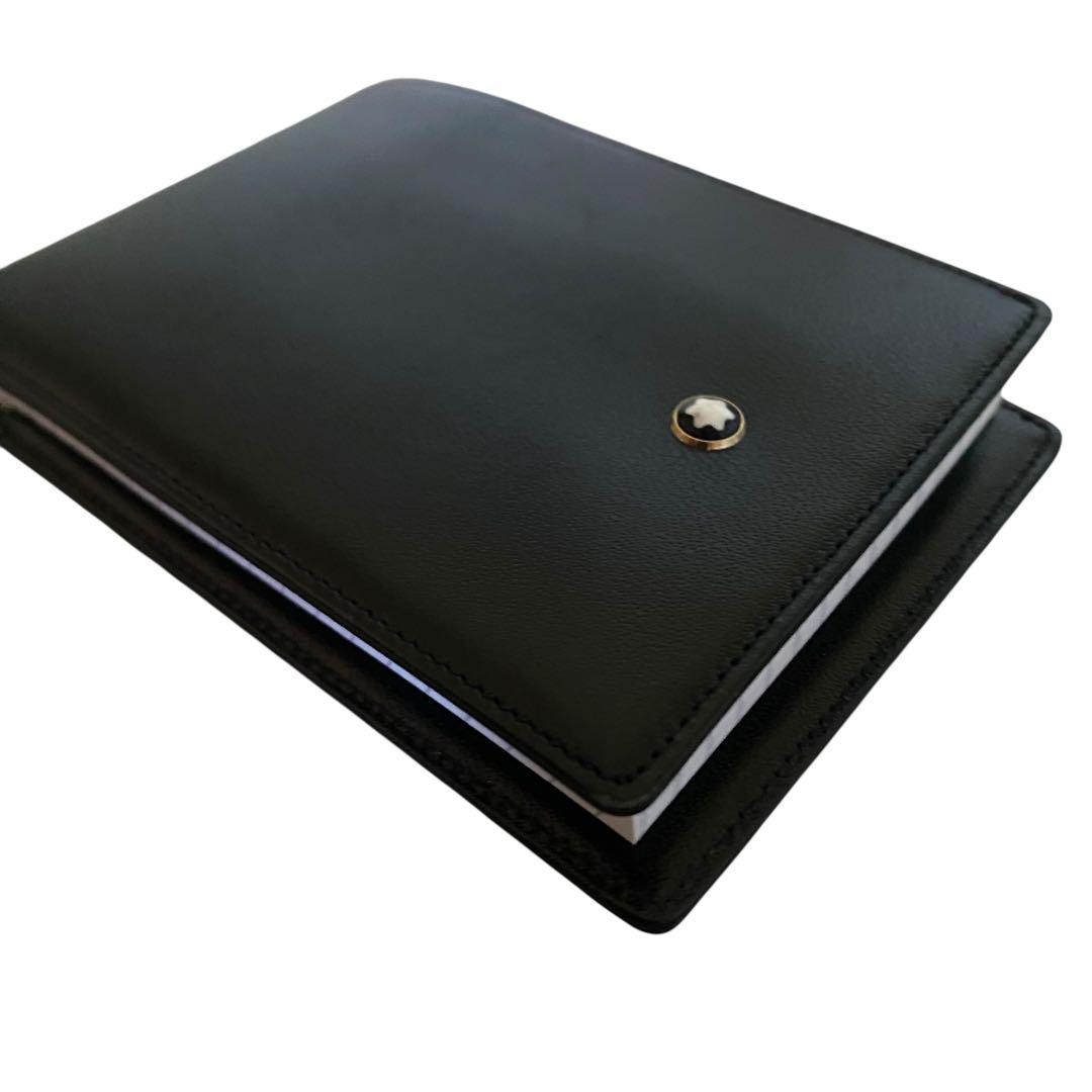 未使用　モンブラン メモ帳 札入れ カードホルダー付 ポケットサイズ 高級