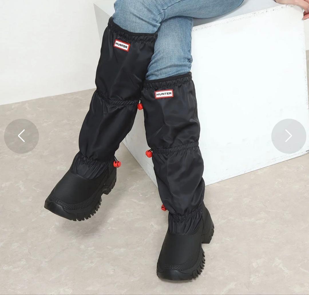 ハンター　ワンダラートールスノーブーツ （BLACK）UK6