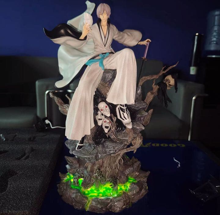 BLEACH 黒衣少年図 市丸ギン ガレージキット ガレキ スタチュー④