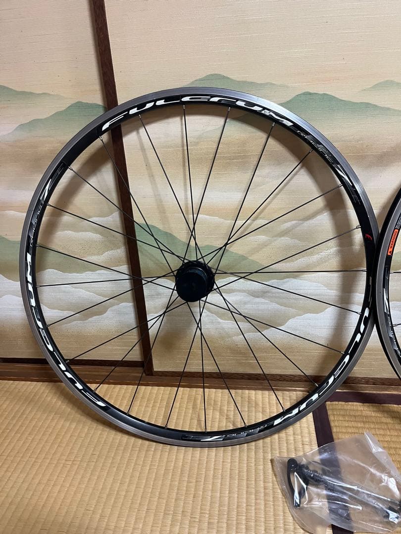 美品】FULCRUM RACING7 前後ホイールセット 700C リムブレーキ