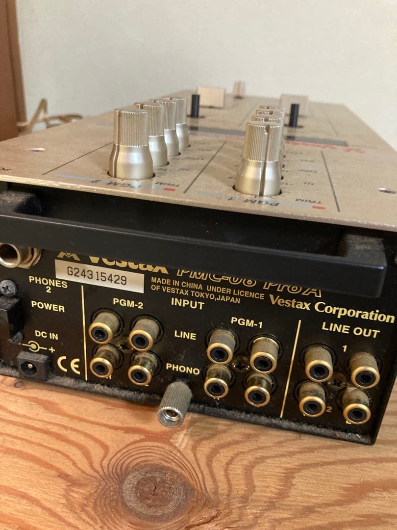 Vestax PMC-06 proA 説明書　アダプター付き