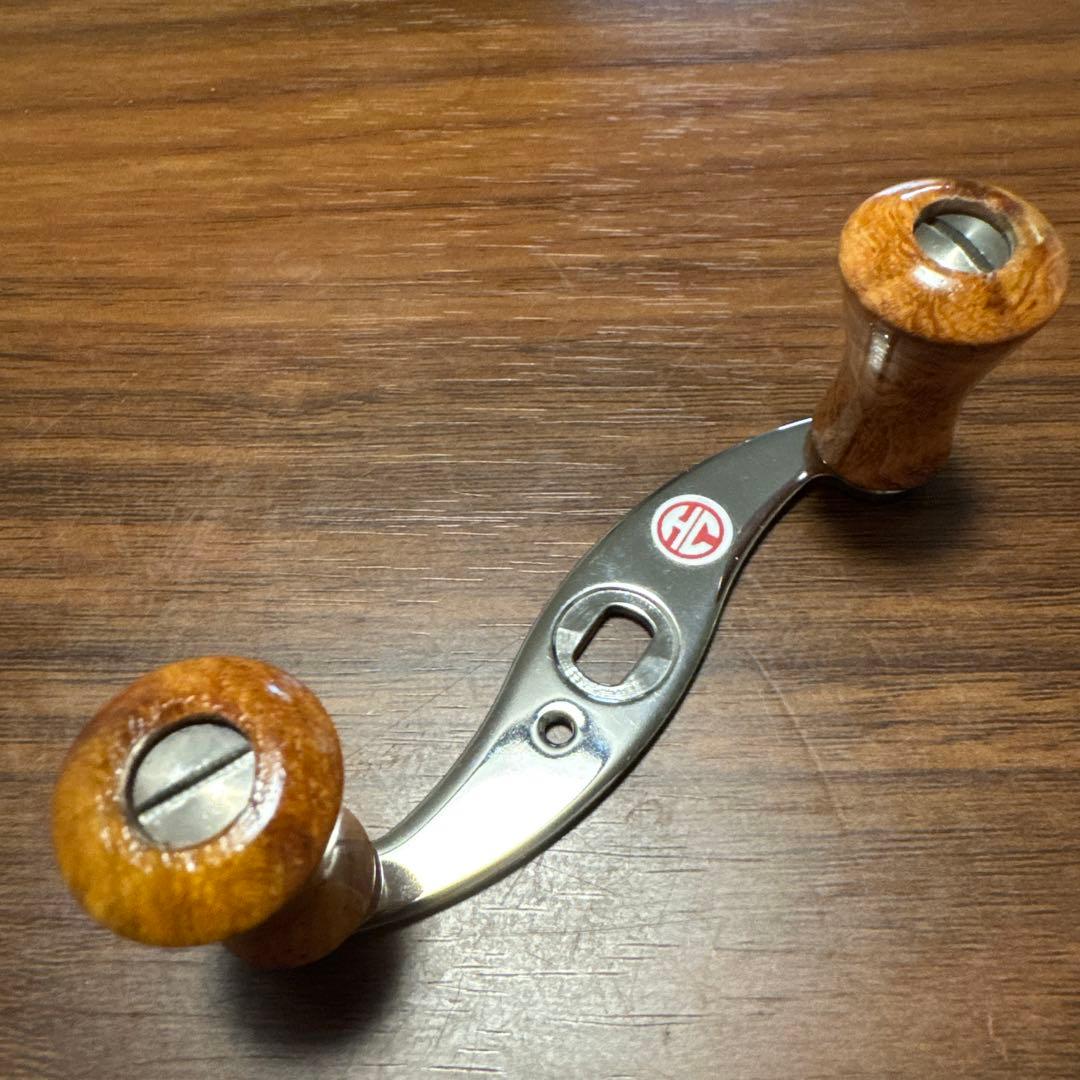 ハンドメイドウッドハンドルノブ ハネダクラフト アブ2500c 2501c ③