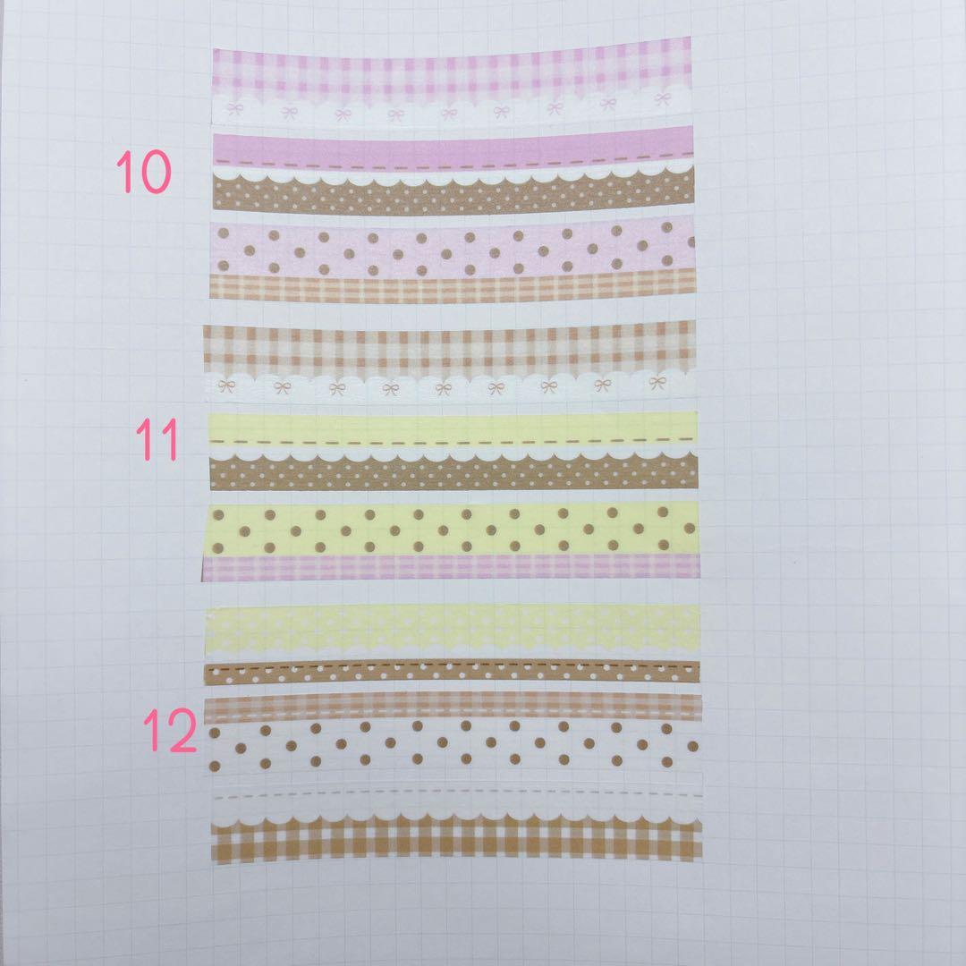 韓国作家　マスキングテープ　切り売り②