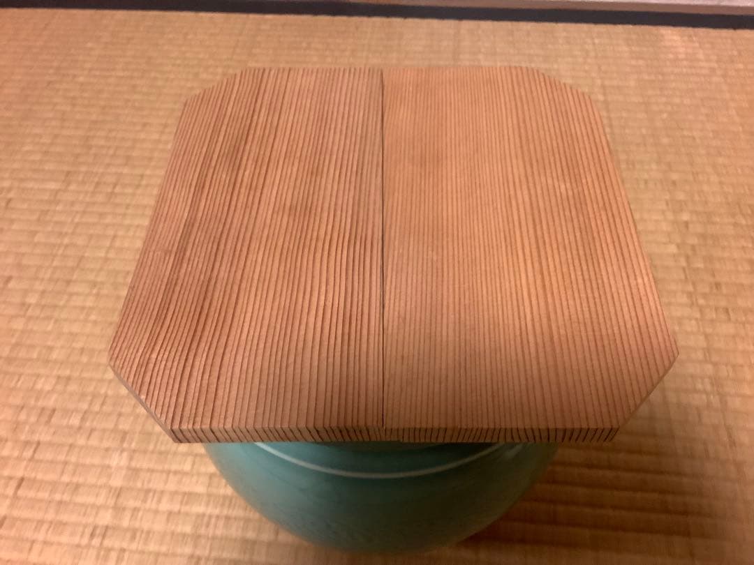 茶道具セット 青緑色 陶器製