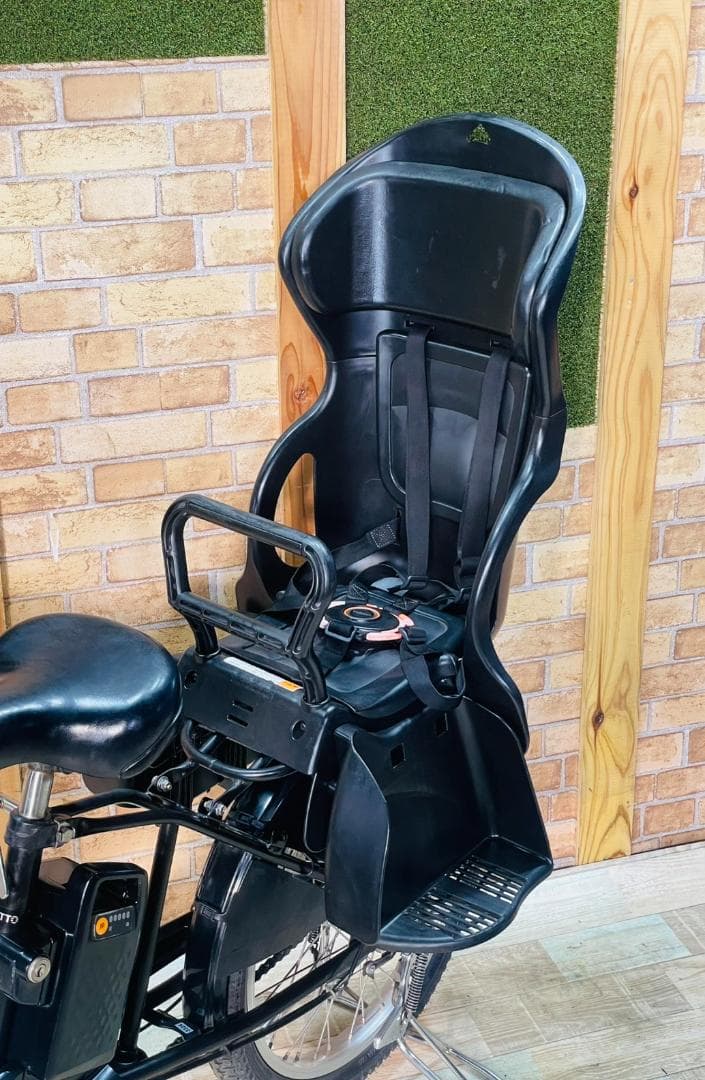 マットブラック 超大容量 パナソニック 子供乗せ電動アシスト自転車 ZH3324
