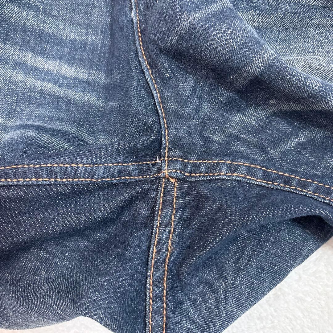 00s PANDIESTA W34 刺繍 和柄 バギー デニム ワイドストレート