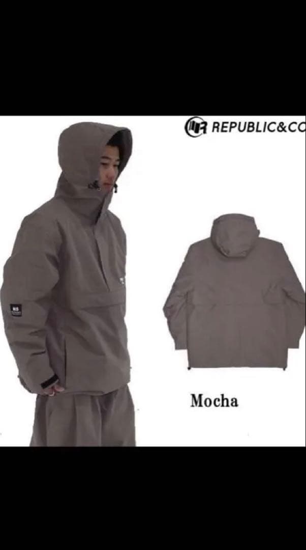 REPUBLIC スノーボードウェア フード付き