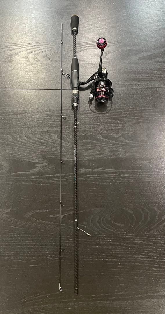 バス釣り2セット・ベイトロッド&リール(右巻)スピニングロッド&リール・ライン付