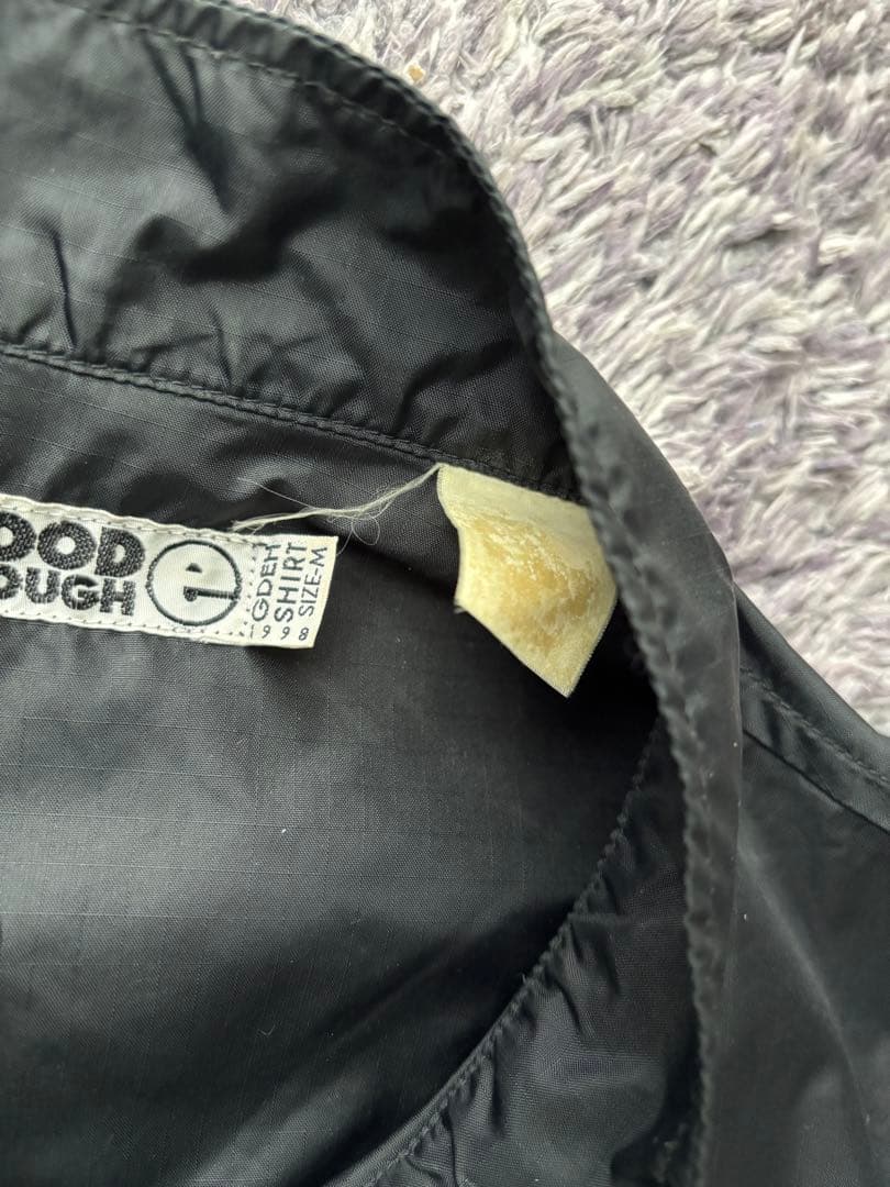 [GOOD ENOUGH] ブラック ナイロンジャケット