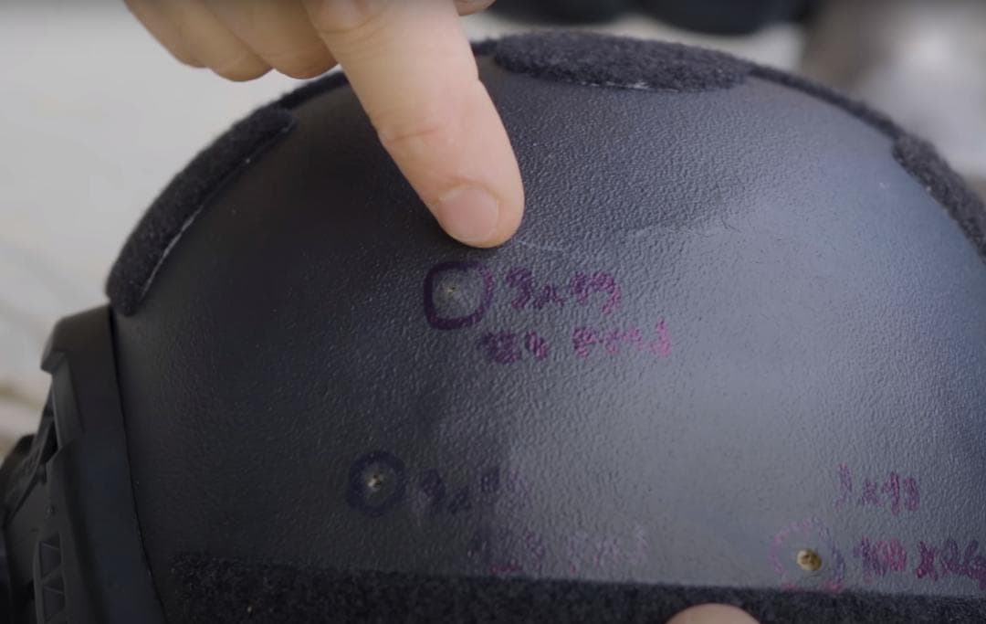 (輸入)NIJ-level3a fast実物ケブラー防弾ヘルメット