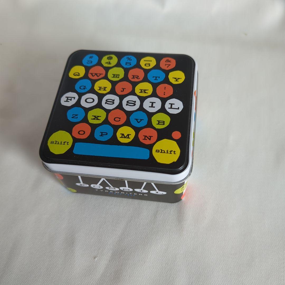 フォッシルFOSSIL BIG TIC腕時計レザーブラック美品