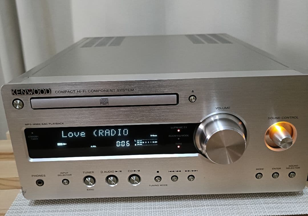 KENWOOD R-K711 CDレシーバー　 純正リモコン、取説付属　完動品