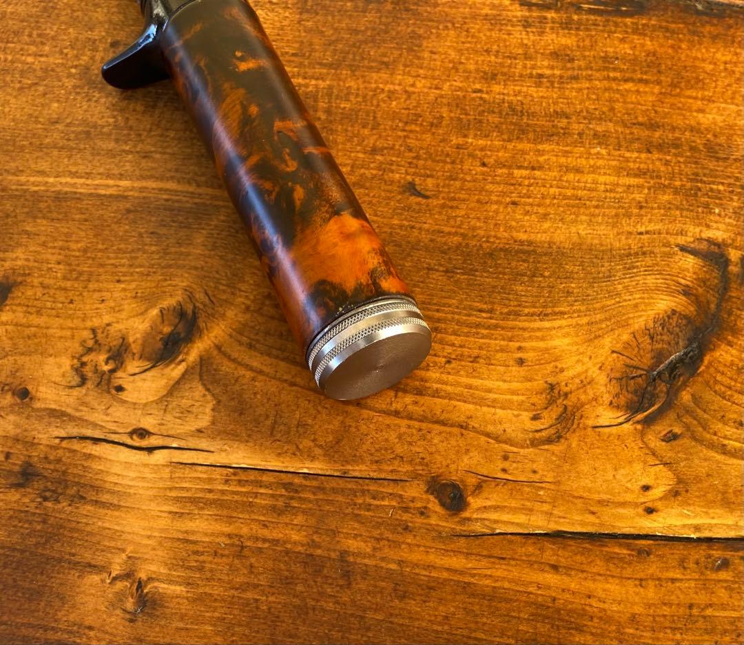 トラウトロッド　4ft9inch ウッドグリップ　ベイトテレスコロッド　渓流釣り