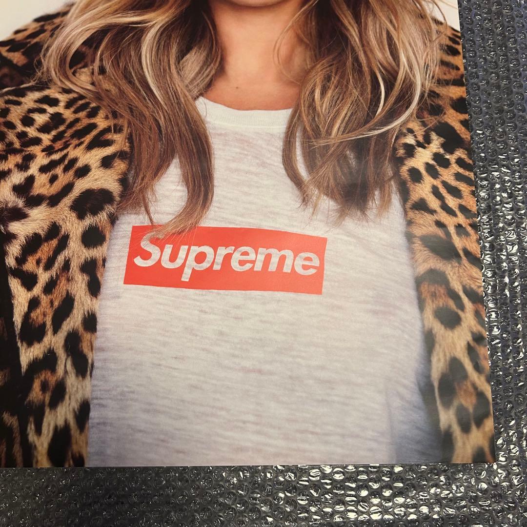 ケイトモス シュプリーム ポスター プロモーション用 非売品 フレーム付き