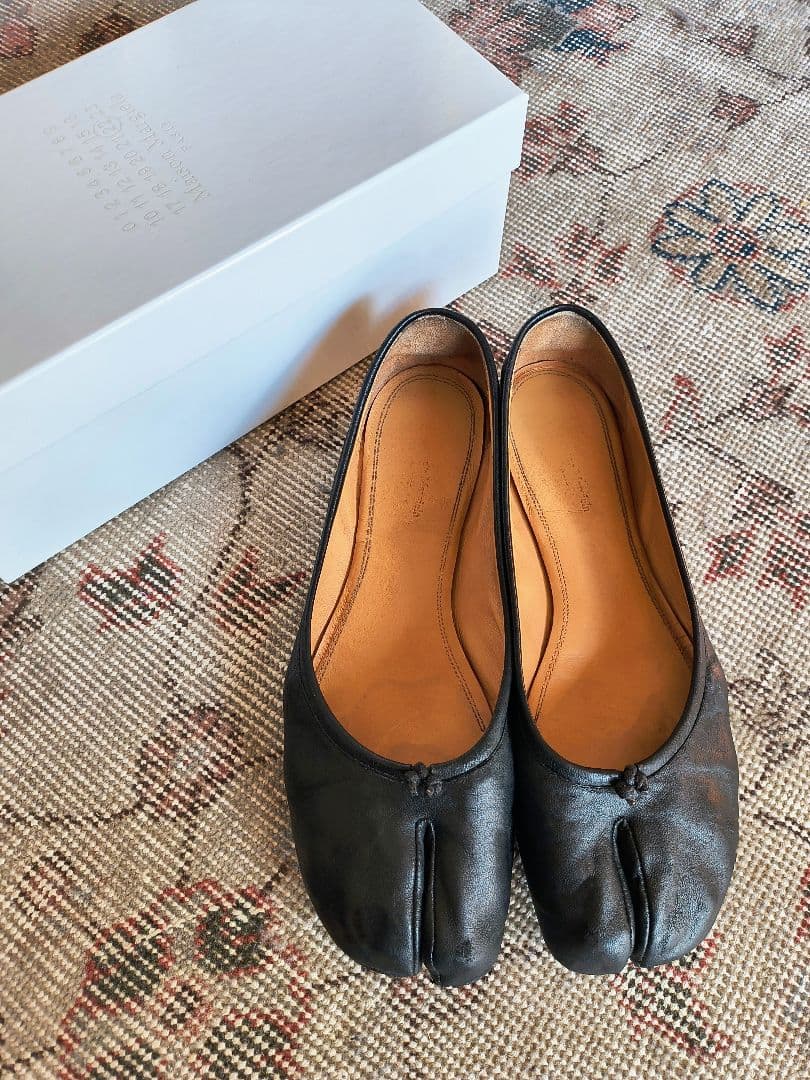 Maison Margiela│「タビ」 バレエシューズ 黒40