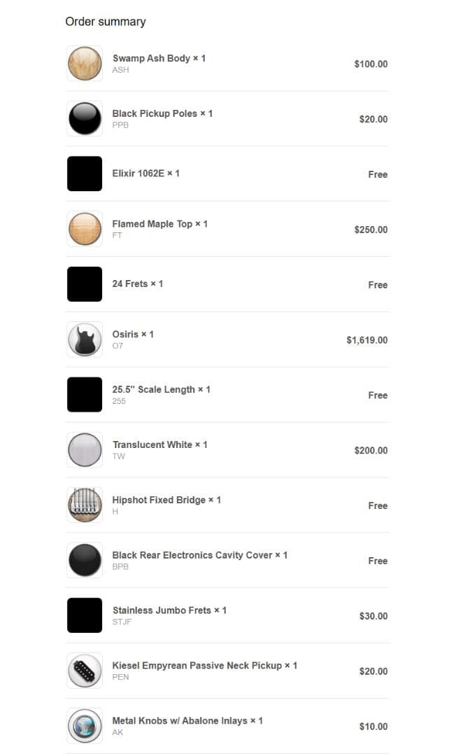 【極美品】KIESEL/キーセル O7 ヘッドレスギター