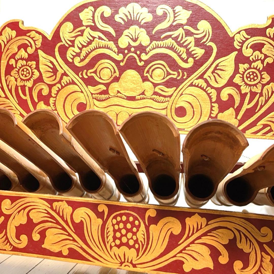 竹製ガムラン　木琴　民族楽器