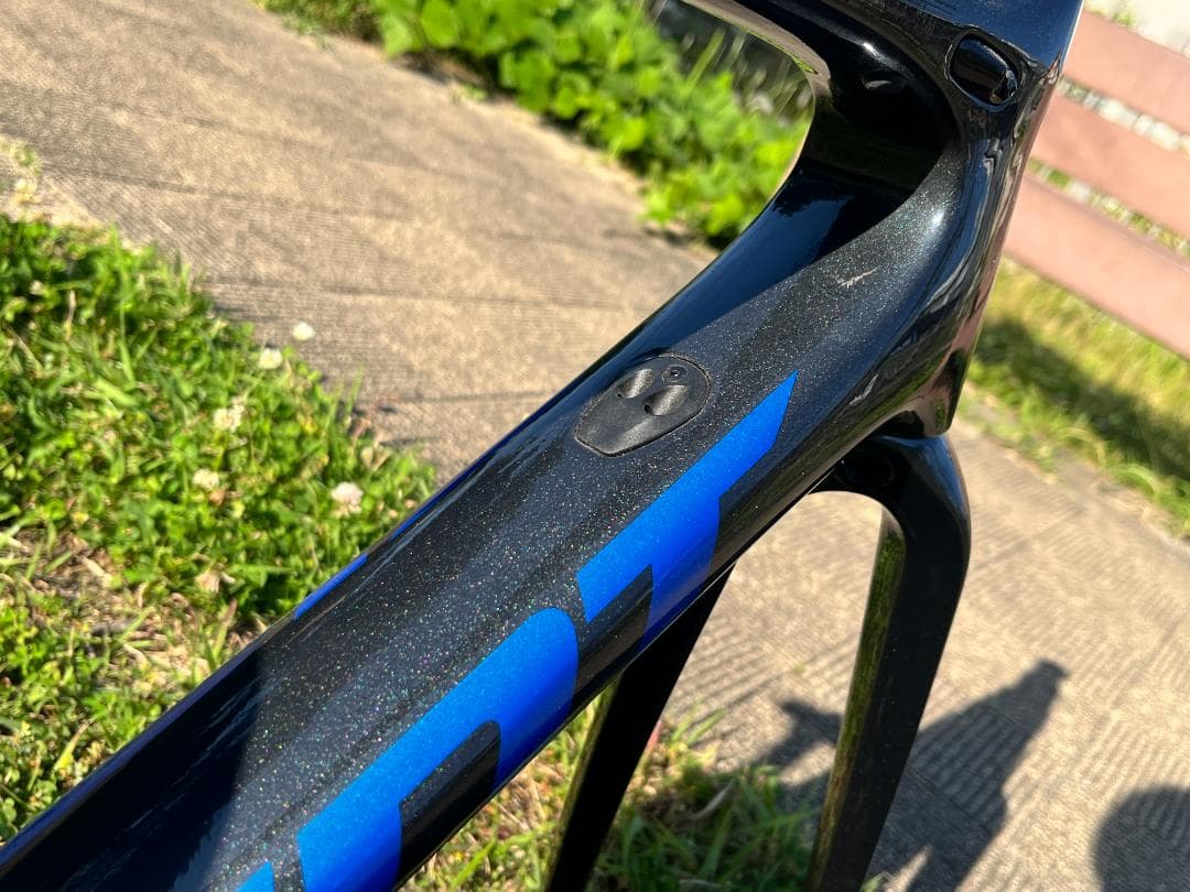 たこちゃんGIANT TCR カーボンフレーム ブラック/ブルー