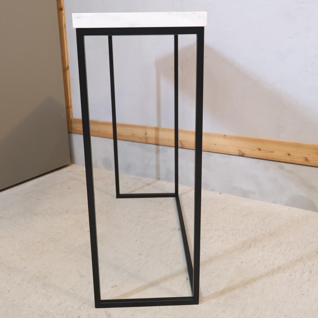 dinos ディノス Marbrim マーブリム 大理石調コンソールテーブル