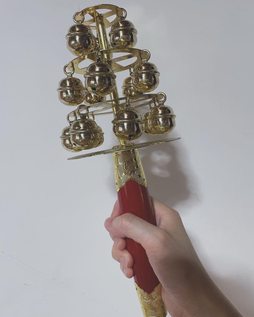 特選神楽鈴(大) 磨き品神楽鈴・神楽・巫女舞・和楽器・神社・神事・日本製