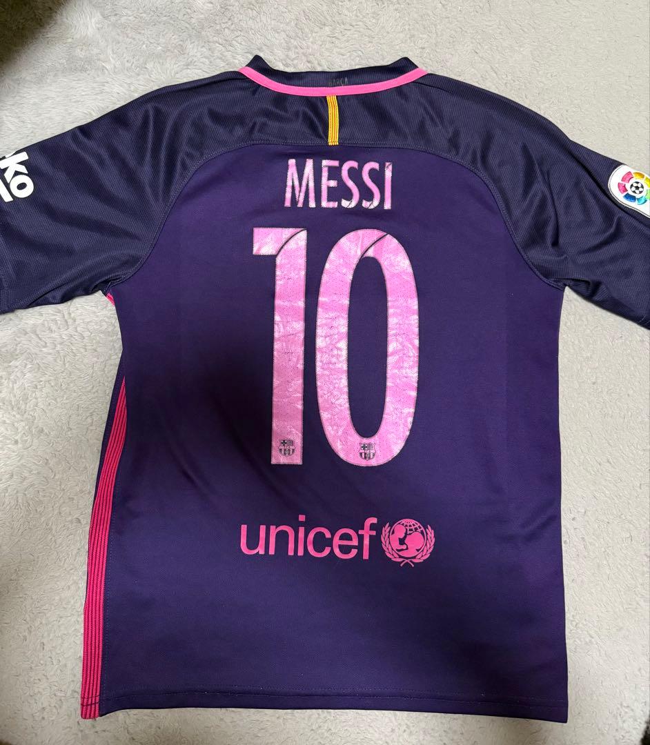FCバルセロナユニフォーム　メッシ　オーセンティック　2016/2017アウェイ