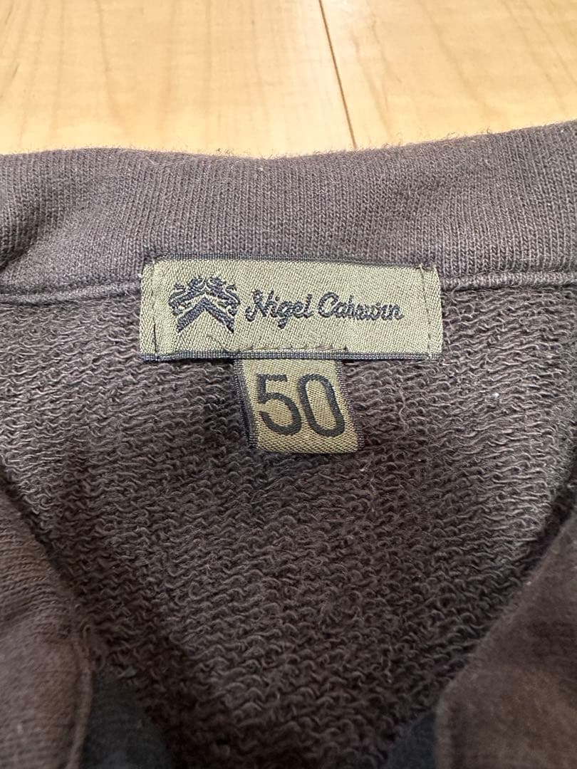 nigel cabourn ハーフジップ スウェット