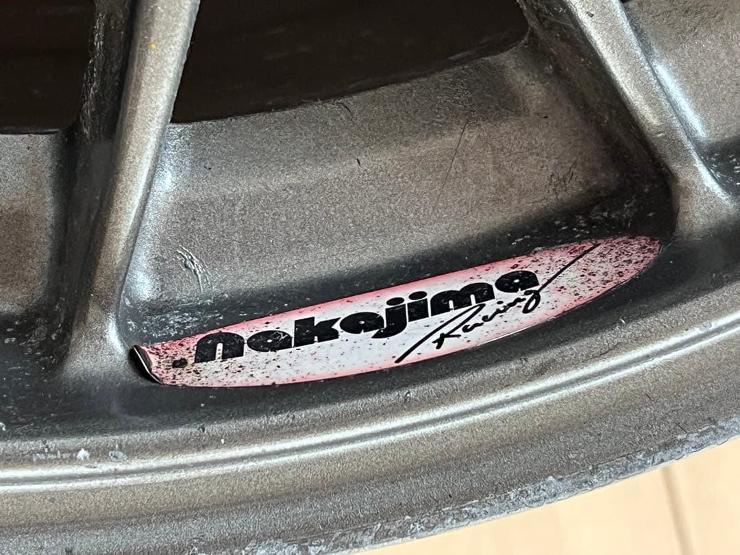 中嶋悟 直筆サイン入り NAKAJIMA RACING 実使用品