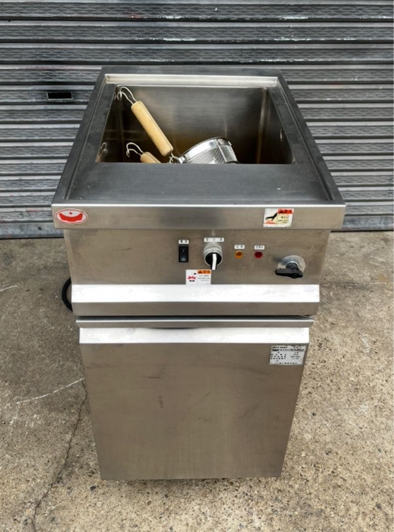 マルゼン 電気 茹で麺機 ゆで麺器 MREY-046ーIY 2016年製 テボ付