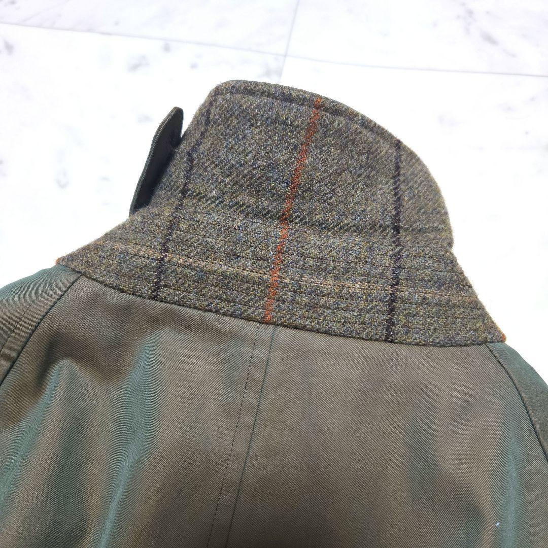 希少★バーバリー プローサム白タグ 玉虫色 モッズコート ライナー