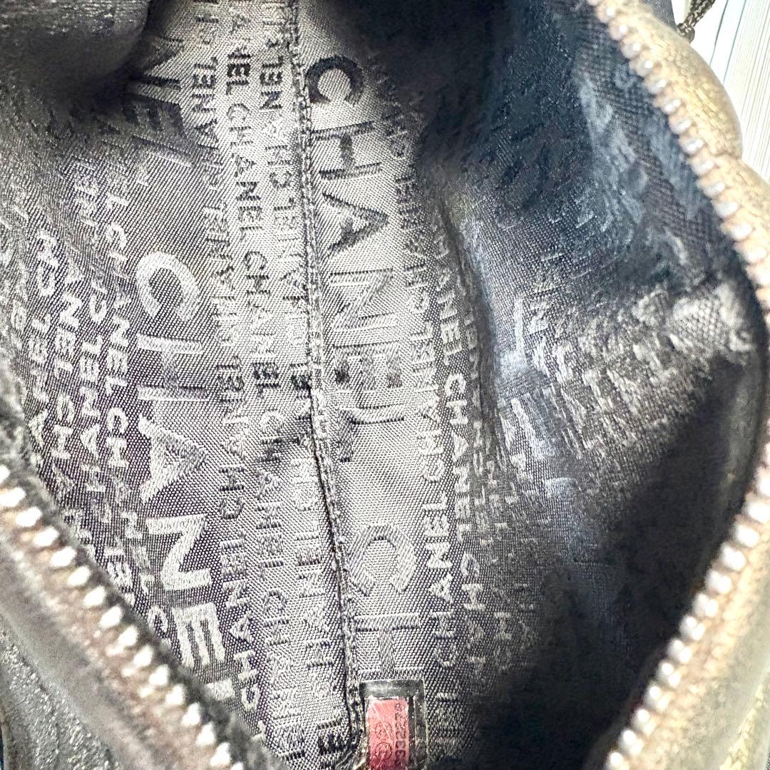 ♡激レア♡CHANEL ハンドバッグ メタリックグレー チェーンハンドル レザー