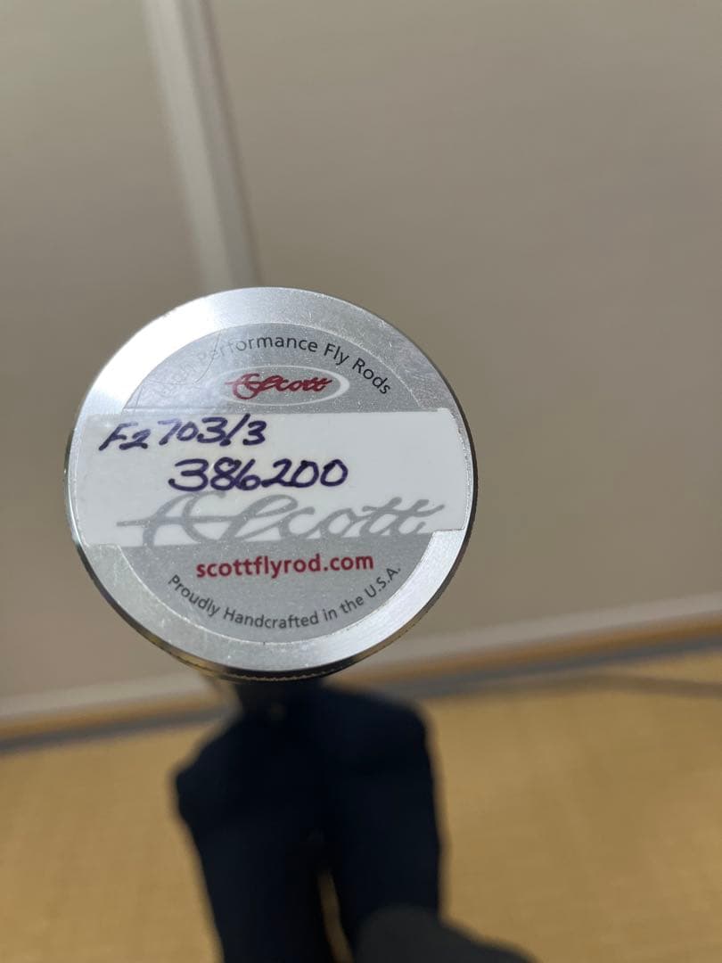 ロッド Scott Yellow Glass F2 703/3 Fly Rod