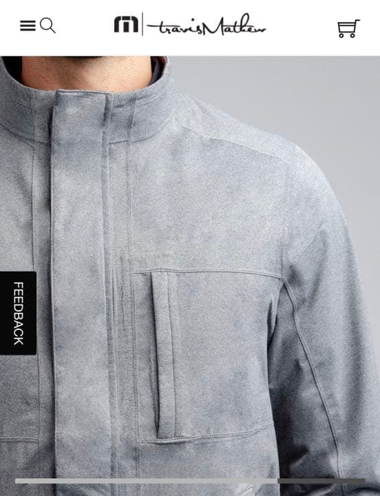 トラビスマシュー ジャンパー TRAVIS MATHEW グレー ソニーオープン