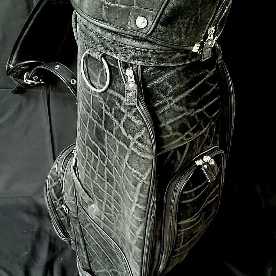 最高級 日本製 JRA 認定 総 エレファント ゴルフ キャディバッグ ブラック