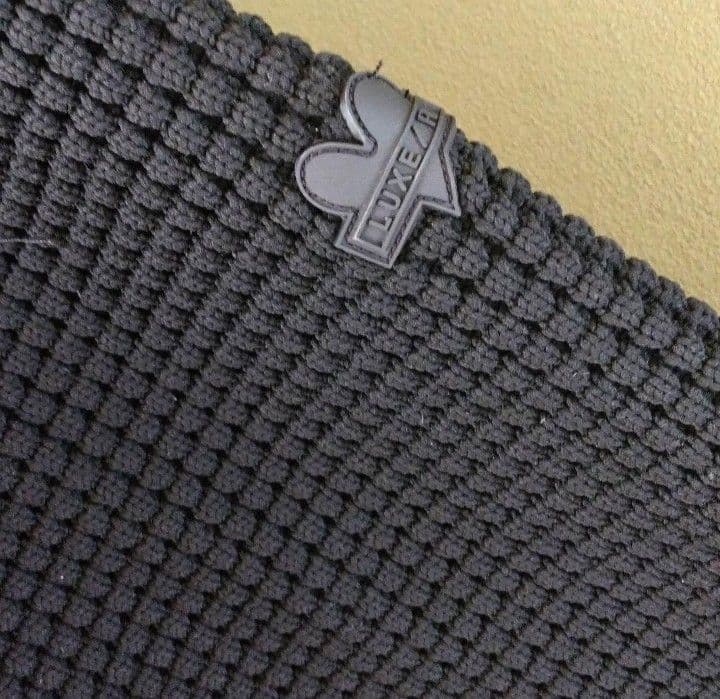 LUXE/R GOLF ダウンフェザーワッフル切替えパーカー45763BKM②