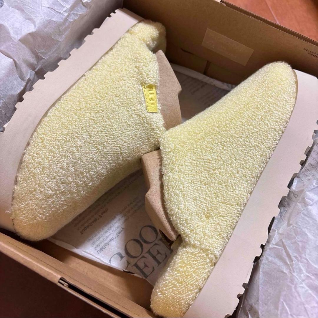 新品　UGG アグ　ファズ シュガー テリー スライド　23cm スリッポン