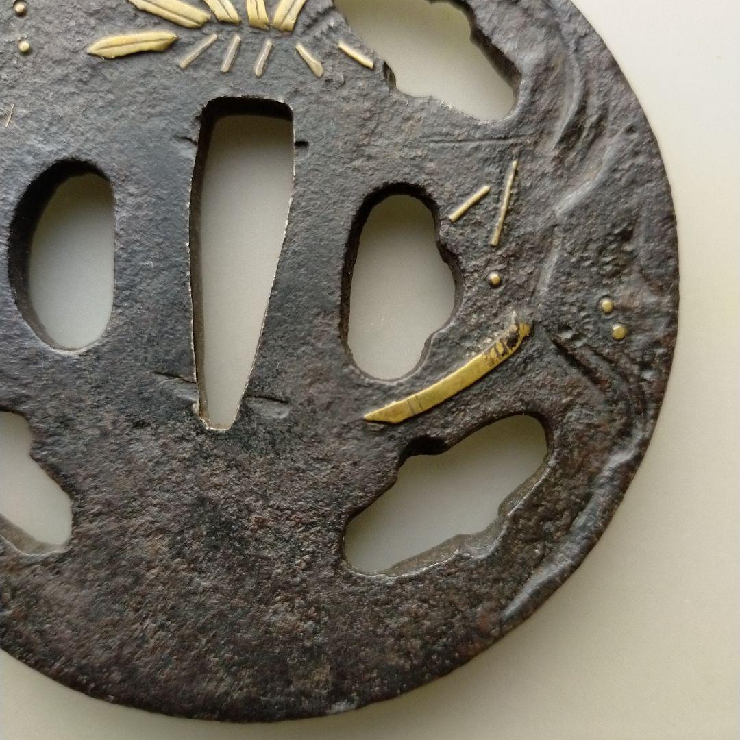 鍔、刀、日本刀、武具、刀装具、骨董品、アンティーク、古美術、美術品