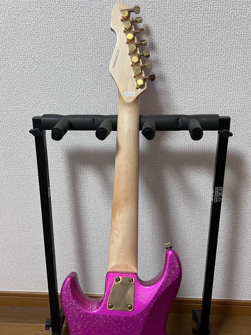 GrassRoots G-SN7-68TO Twinkle Pink 7弦ギター