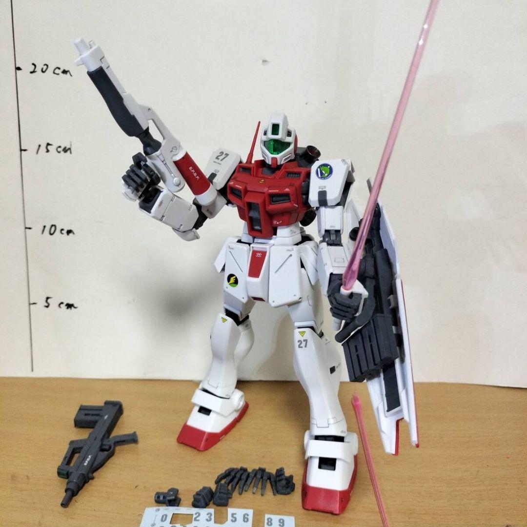 MG1/100 ジムコマンド 宇宙仕様 スタンダードカラー 塗装完成品 ガンプラ