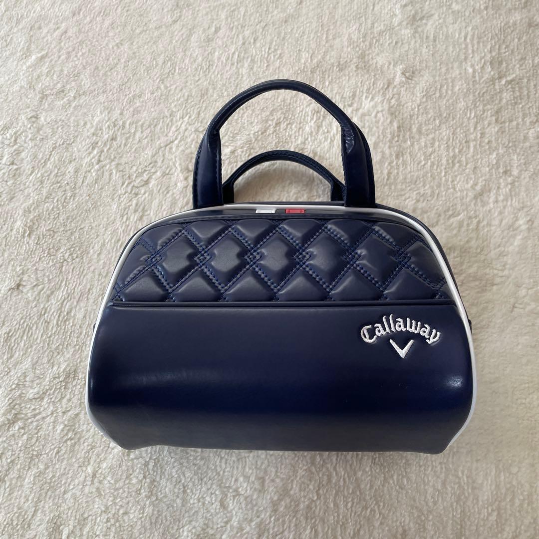 Callaway ネイビー キルティングバッグ