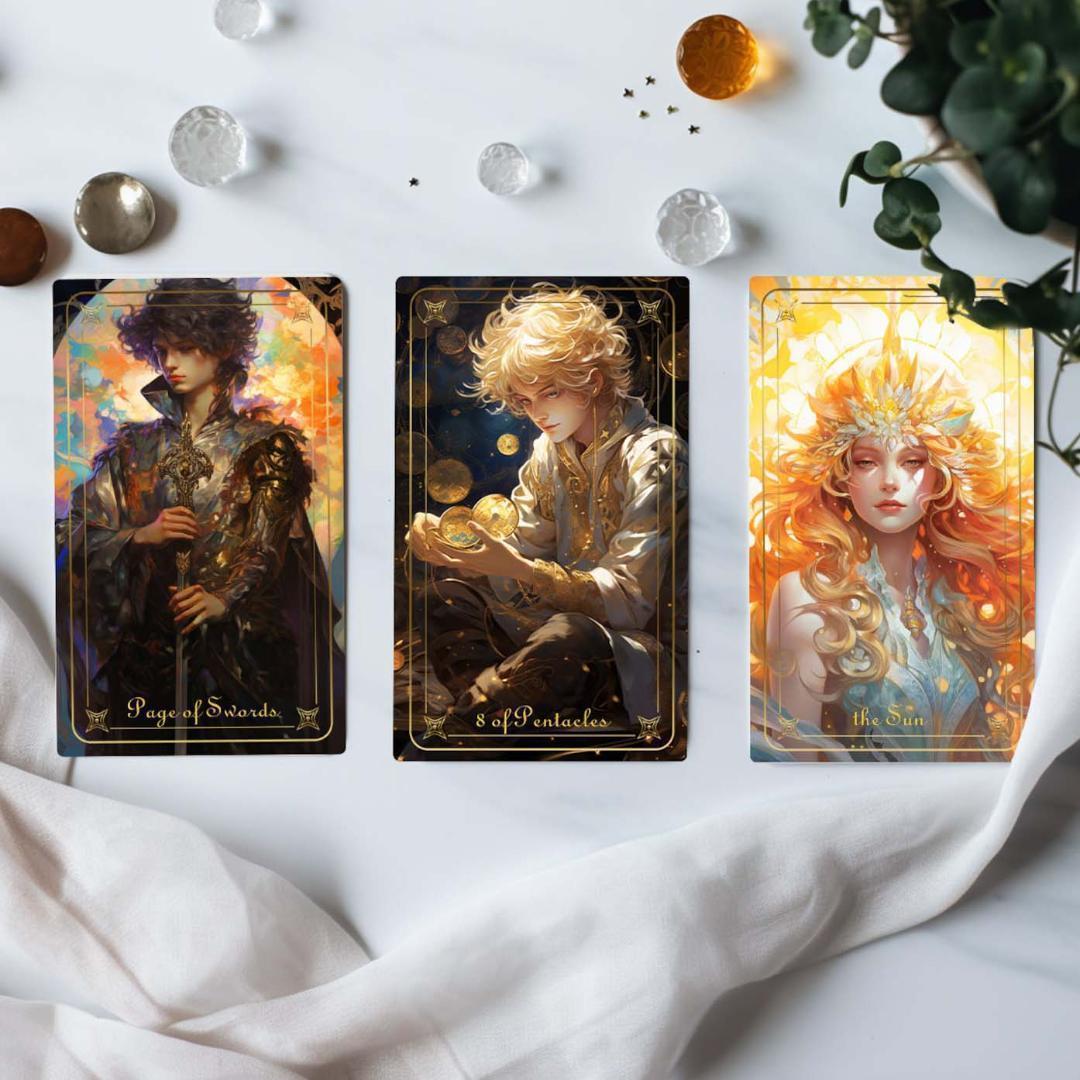 数量限定再入荷✨超美麗イラスト✨入手困難な海外デッキ✨内なる魔法のタロットカード