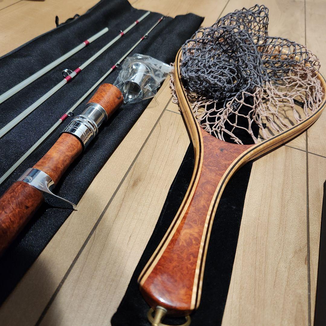 花梨 ランディングネット グラスロッド