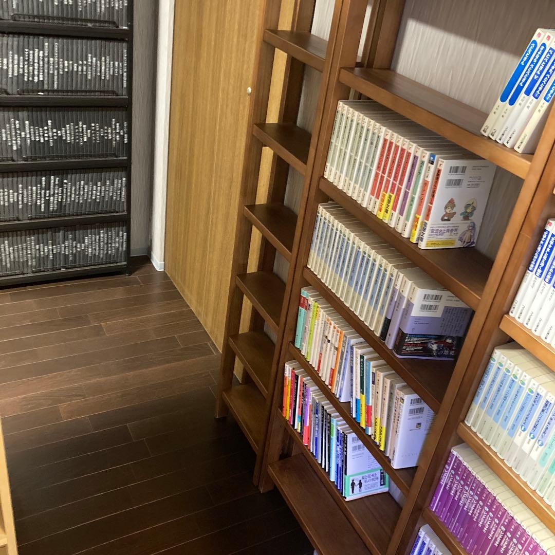 ベルメゾン 突っ張らずに取り付けられる薄型ラック 本棚 幅30 ダークブラウン