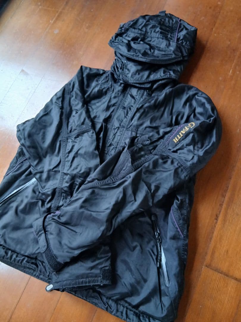 希少 がまかつ G-FAITH フィッシングレインスーツ　３Ｌ