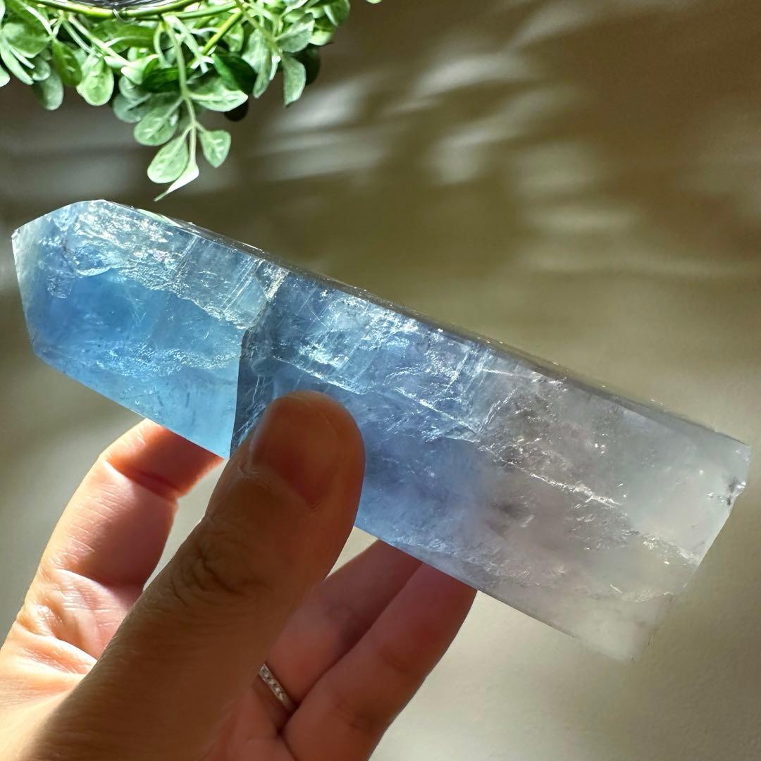 ことり　ブルーフローライトタワー346g ブルーアンバー　2セット