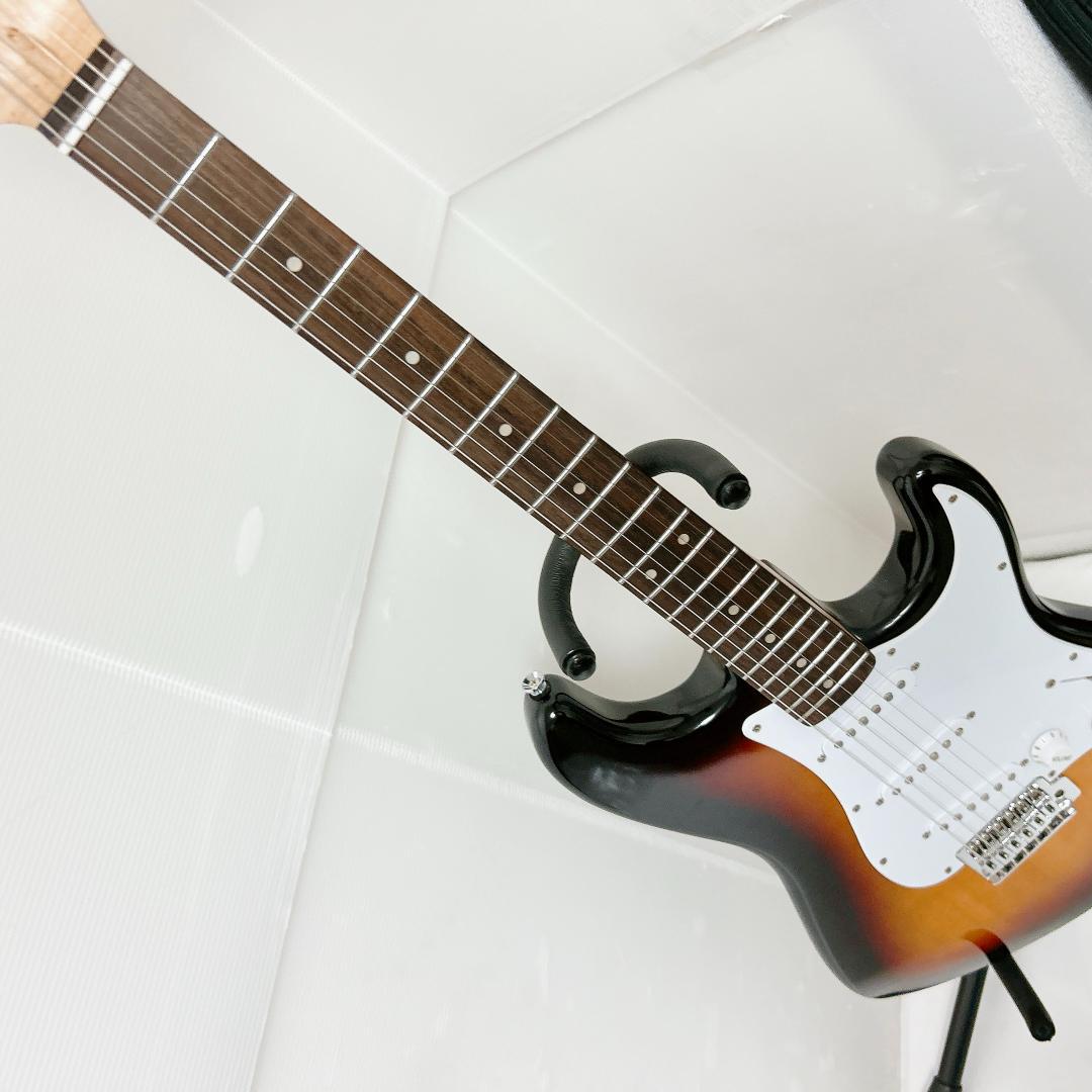 美品 Squier スクワイヤー Stratocaster ストラト ブラウン