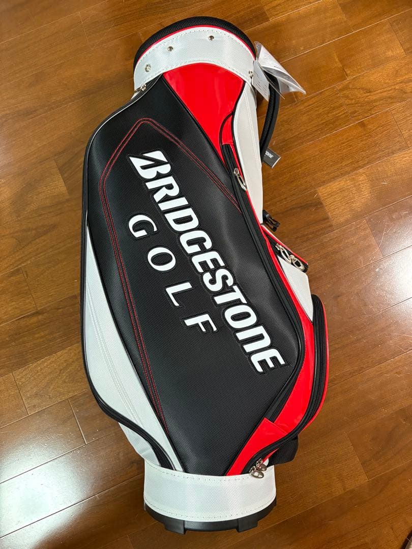 BRIDGESTONE GOLF ブリジストン キャディバッグ 黒赤白
