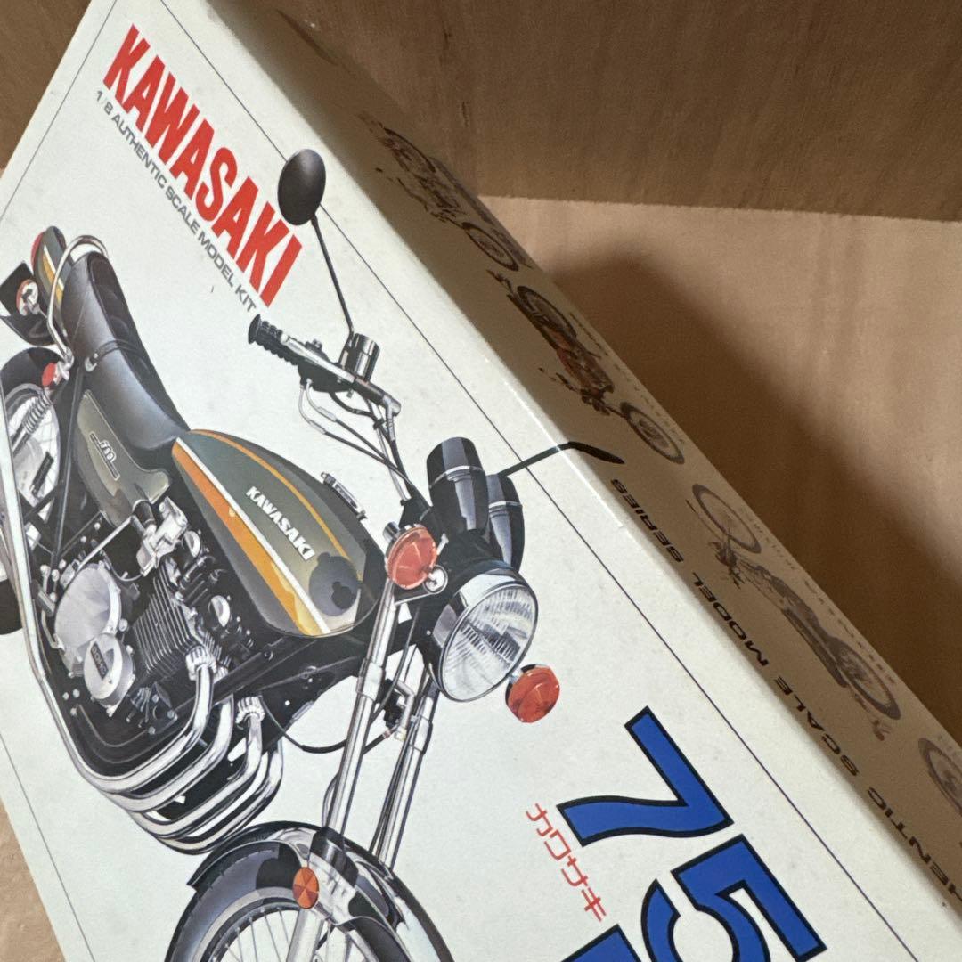 カワサキ　750RS プラモデル　ナガノ　1/8