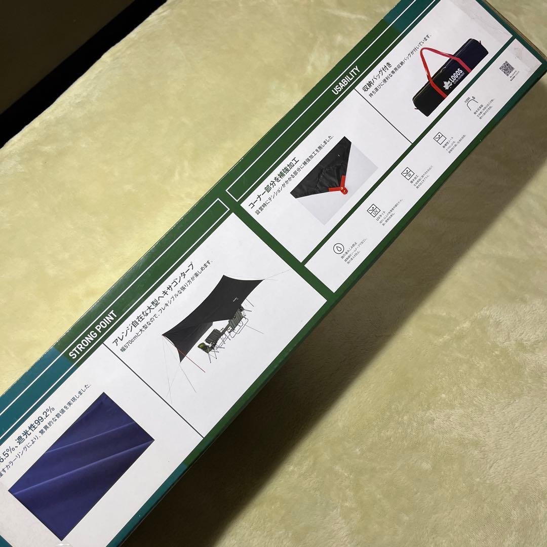 【新品未使用】ロゴス LOGOS Black UV ヘキサタープ 5750-AI