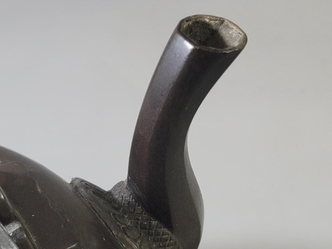 DT712 古銅 水注 瓶 時代物