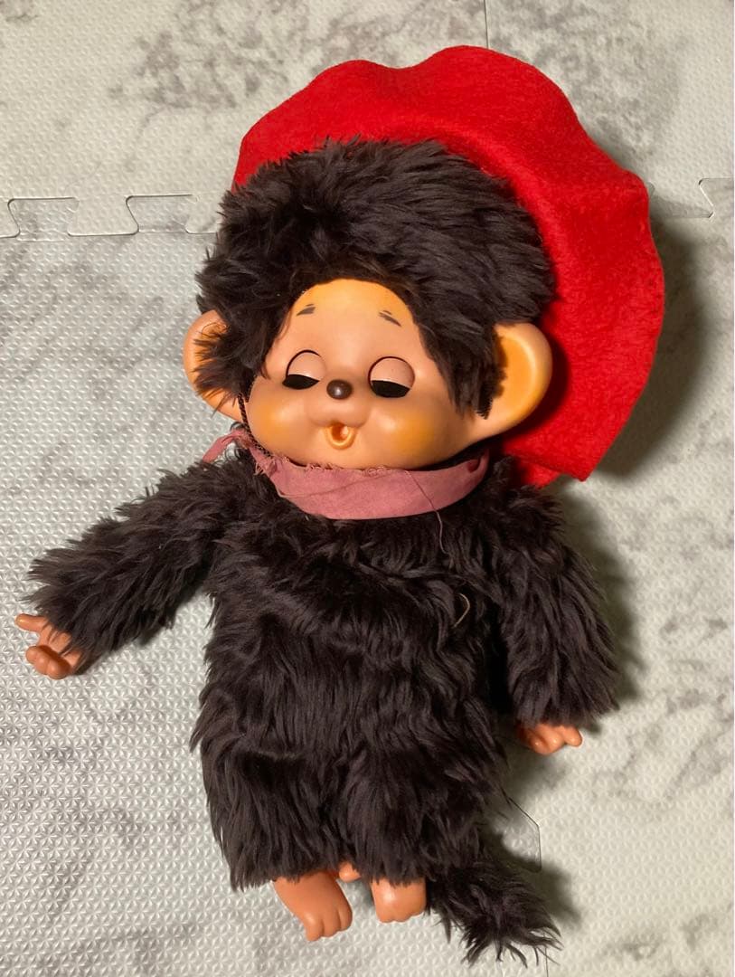 昭和レトロ　モンチッチ　ぬいぐるみスリープアイ